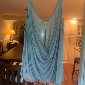 Free people deep v tank top